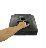 Pied de balise Minibloc 15 kg  - ouverture 40 x 40