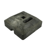 Pied de balise Minibloc 15 kg  - ouverture 40 x 40