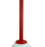 Red post with strap - 3m x 50mm