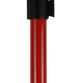 Red post with strap - 3m x 50mm