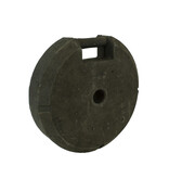 Round temporary base 25 kg from recycled PVC