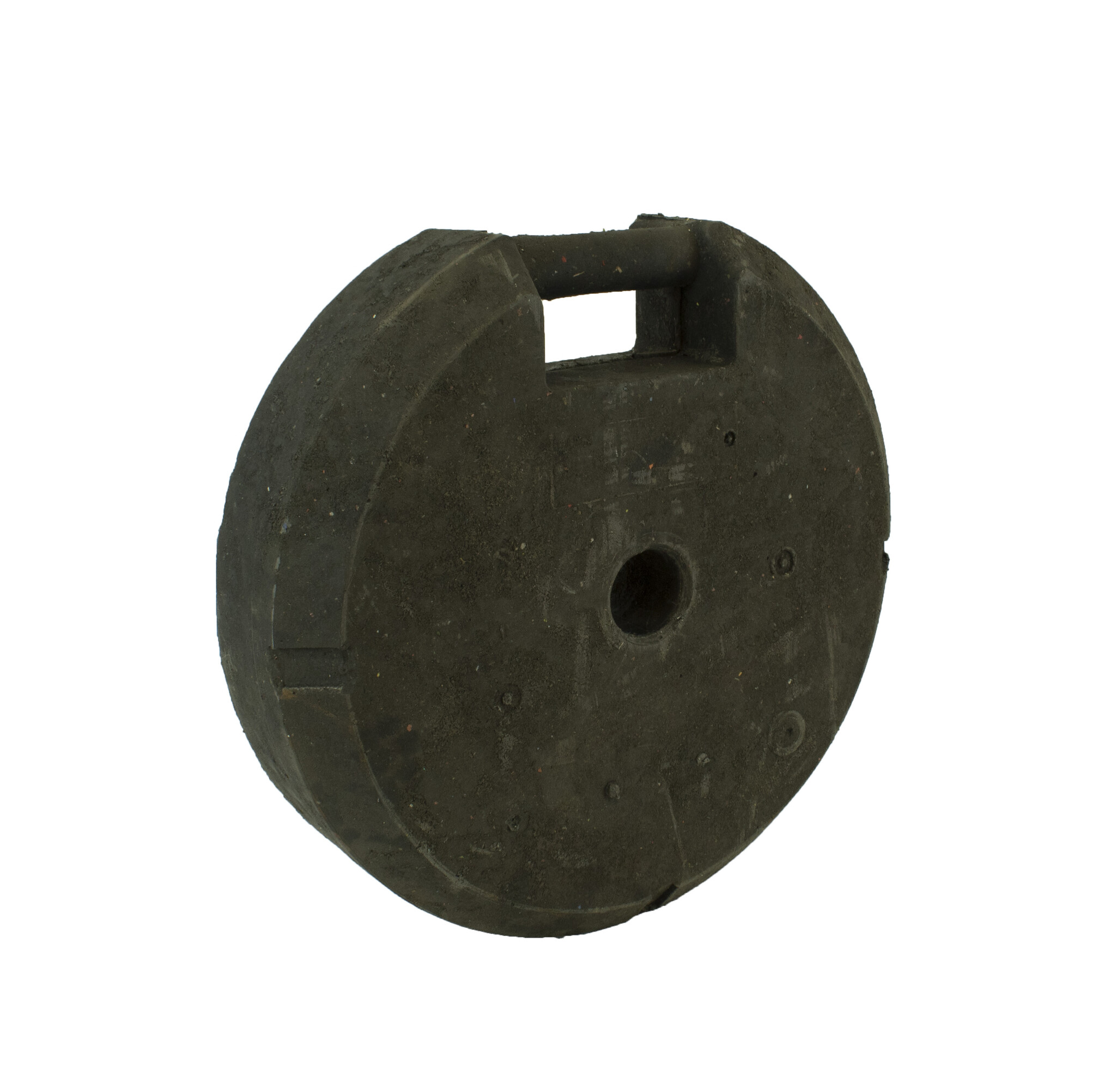 Round temporary base 25 kg from recycled PVC