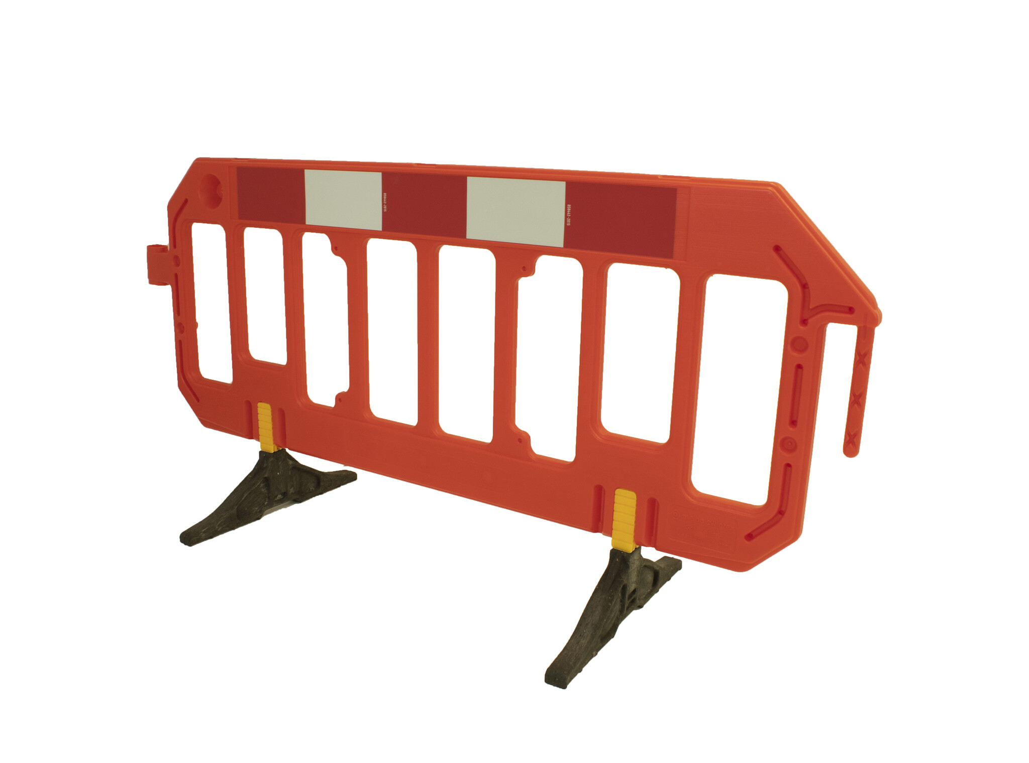 Werfhek 'Gatebarrier' - oranje - 1000 x 2000 mm