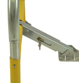 Parking bracket with springs and cylindrical safety lock 970 x 405 x 650-Ø 60 mm