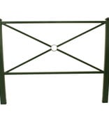 Barrière Pagode 158 x 80 cm -  Vert Ral 6009