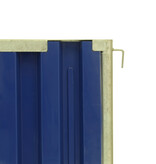 Construction barrier 'Brussels' - yellow/blue - 2200 x 1060 mm