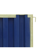 Construction barrier 'Brussels' - yellow/blue - 2200 x 1060 mm