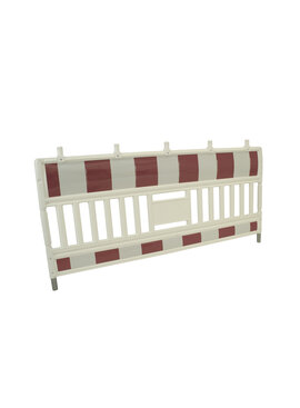 Construction barrier 'Euro Barrier' - white/red