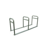 Fietsenrek met 3 beugels en dwarsbuis - 2000 x 600 x 800 mm