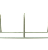 Bicycle rack with 3 loops and crossbar - 2000 x 600 x 800 mm