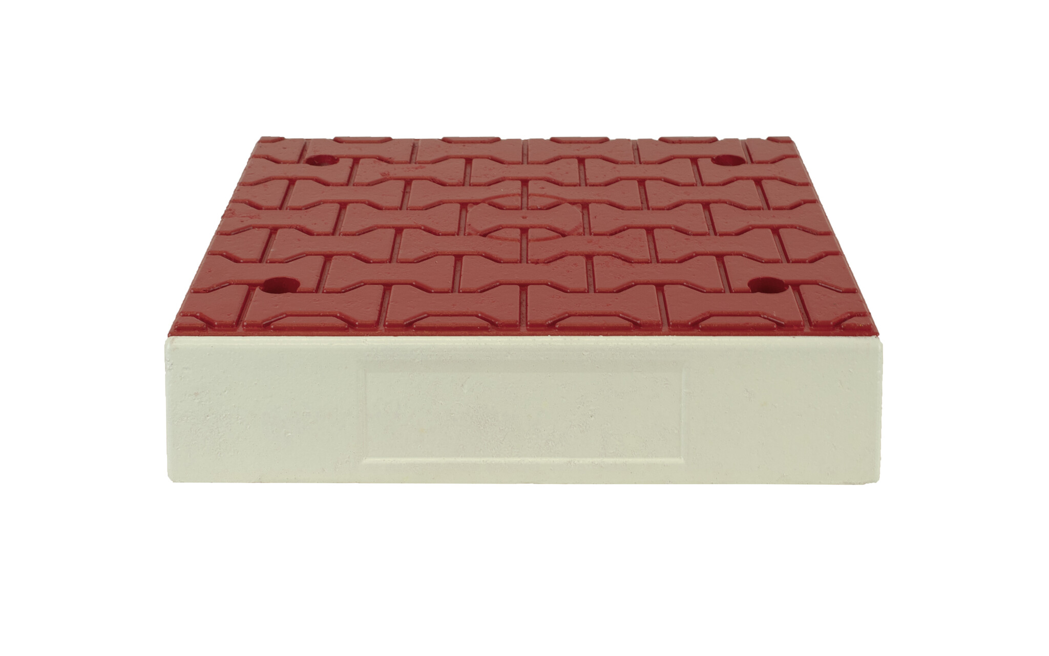 Îlot de circulation modulaire élément central rouge