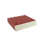 Modular traffic island red center element