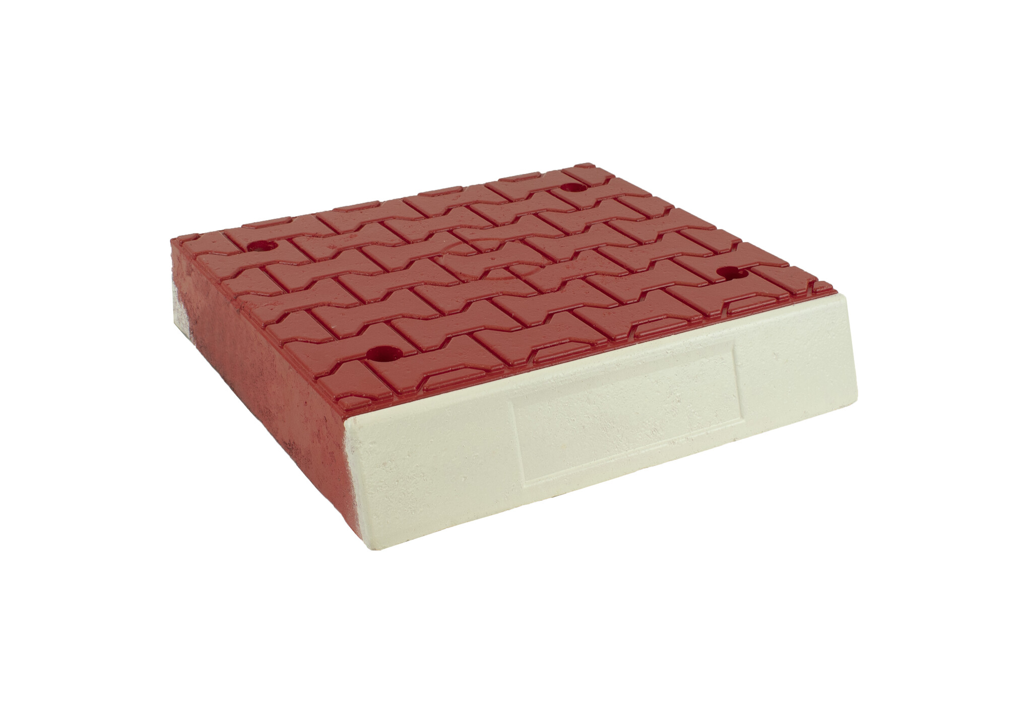 Îlot de circulation modulaire élément central rouge