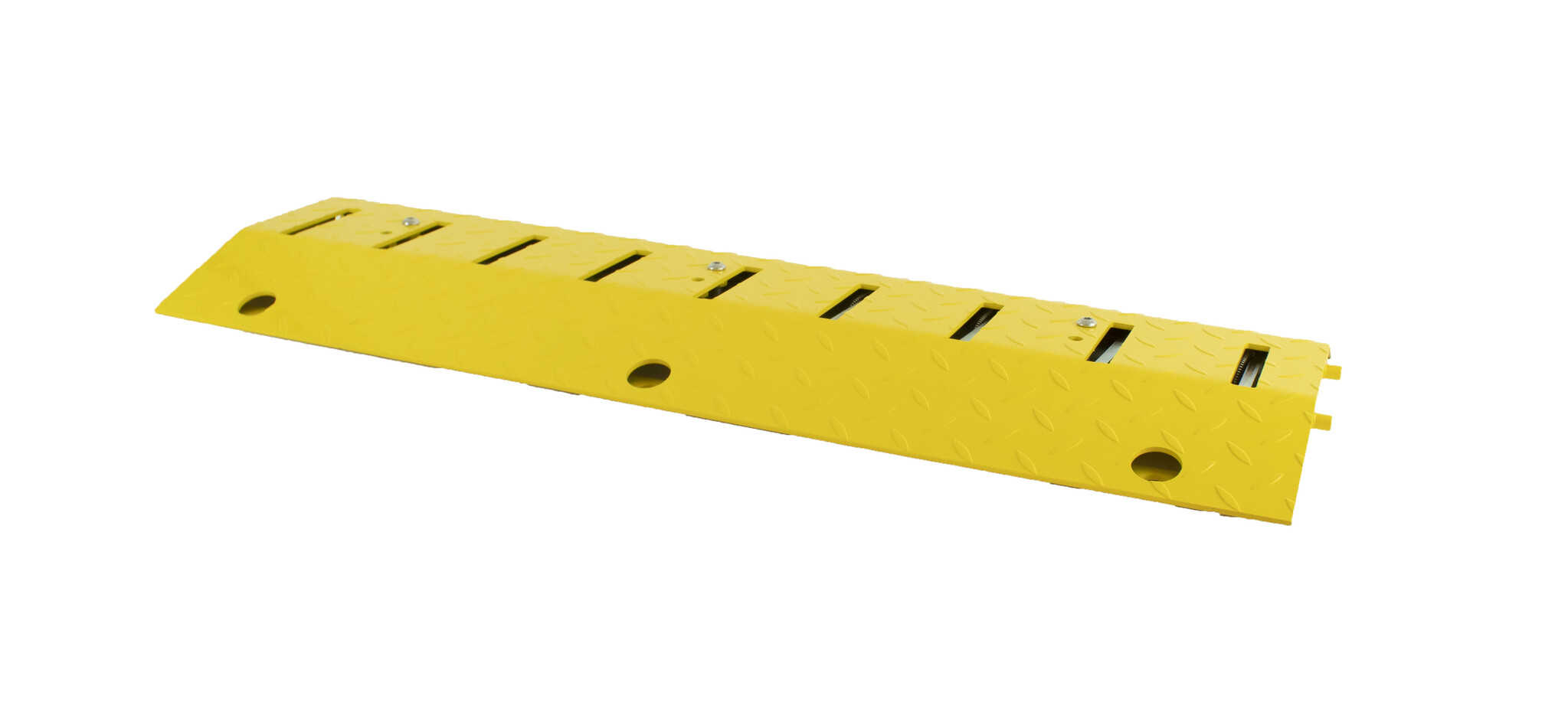 Traffic speed bump with teeth for one-way traffic