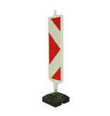 Balise de chantier Type 1 A2+B2 - 300 x 1100 mm + RA3 - CHEVRONS / ARROW -