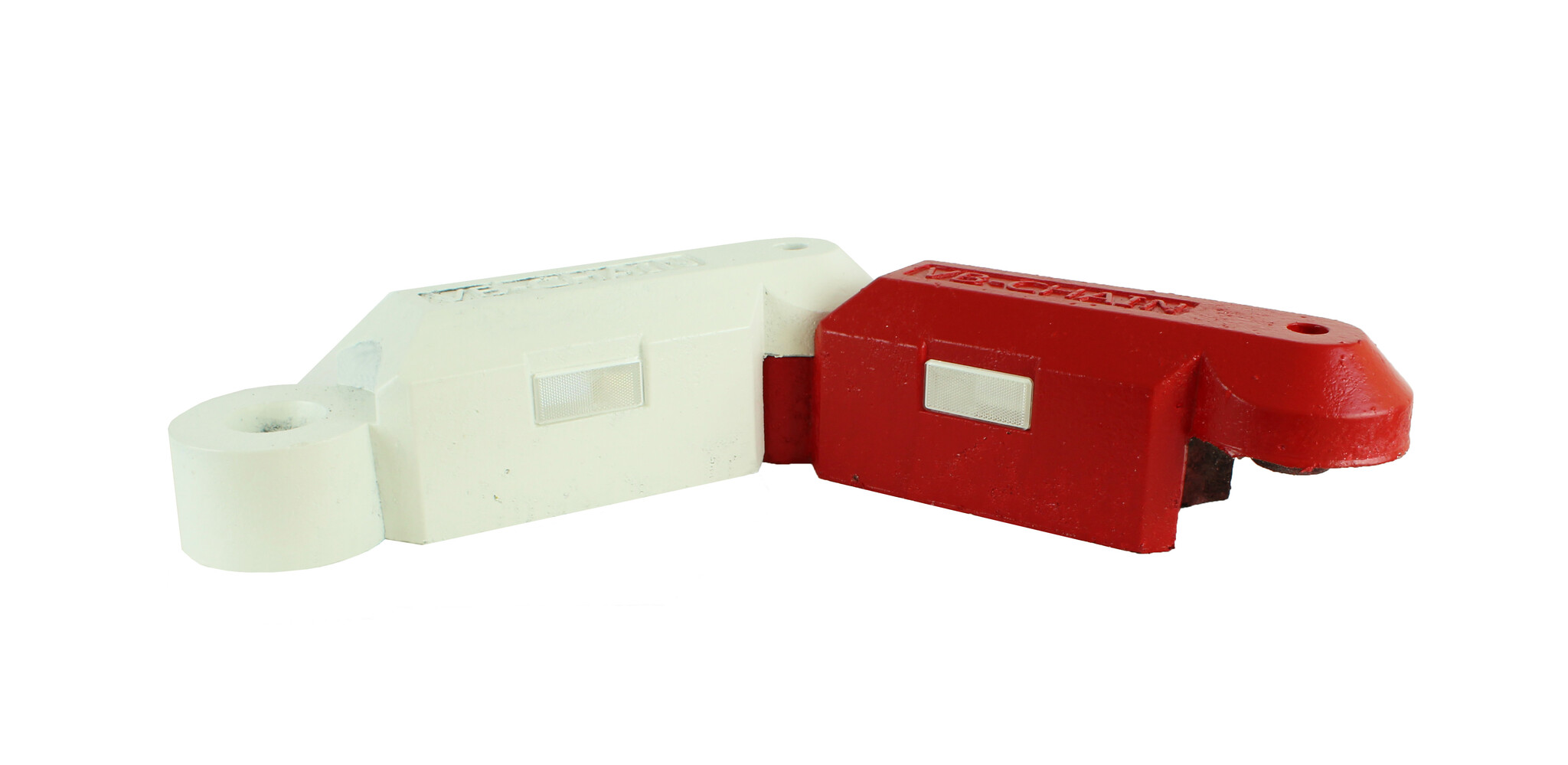 Separateur de route VB chain - 165 x 600 MM + refl - rouge