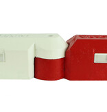 Rijbaanseparator VB chain - 165 x 600 MM + refl - rood