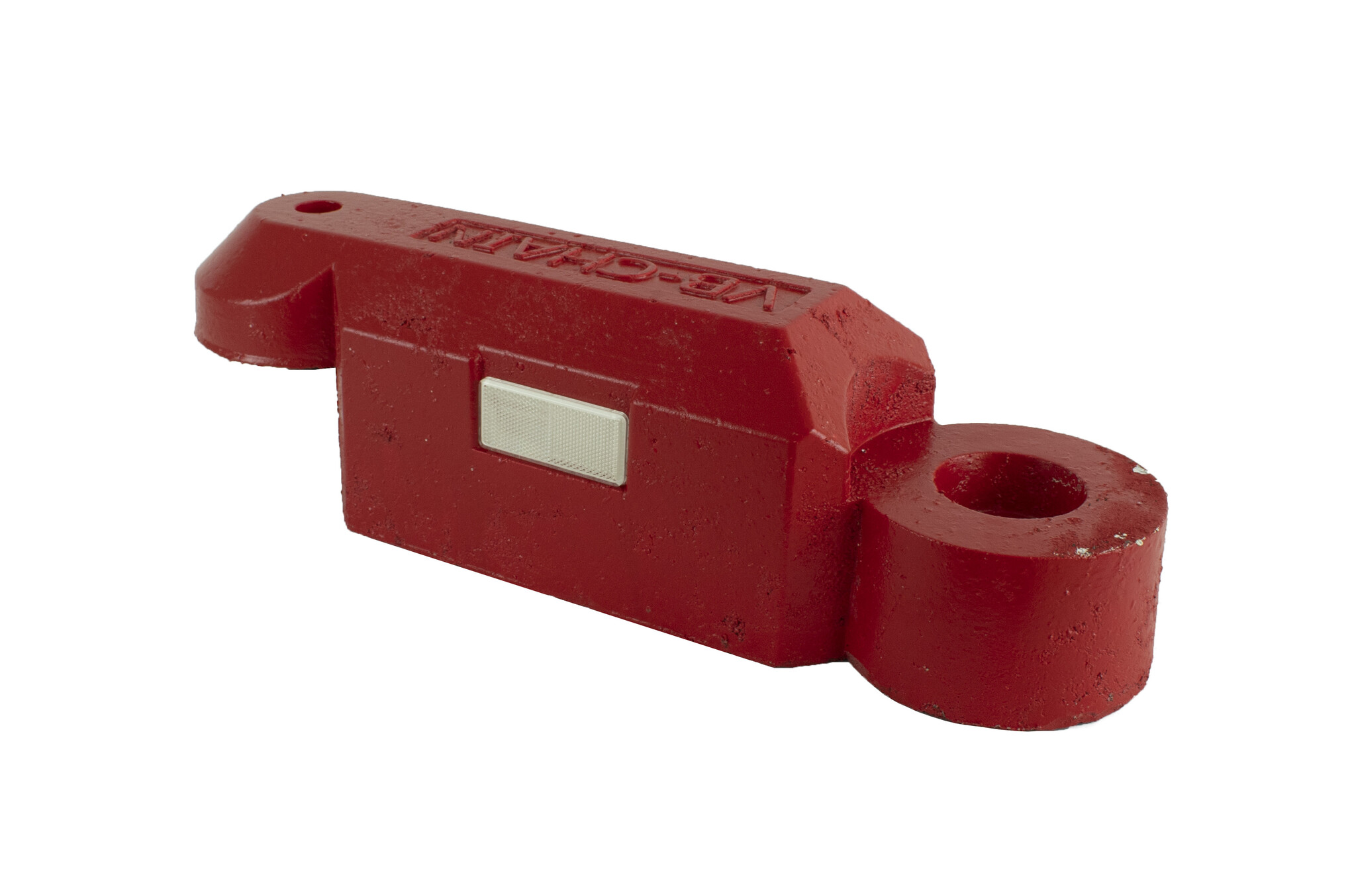 Lane separator VB chain - 165 x 600 MM + refl - red