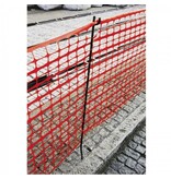 Orange safety net - snow net roll 7,5 kg