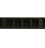 Park-aid car stop 180 cm - white/black