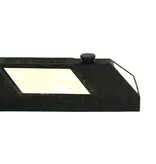 Park-aid parkeerstop 90 cm - wit/zwart
