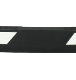 Park-aid parkeerstop 90 cm - wit/zwart