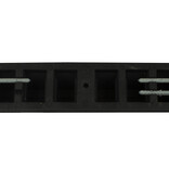 Park-aid parkeerstop 120 cm - geel/zwart