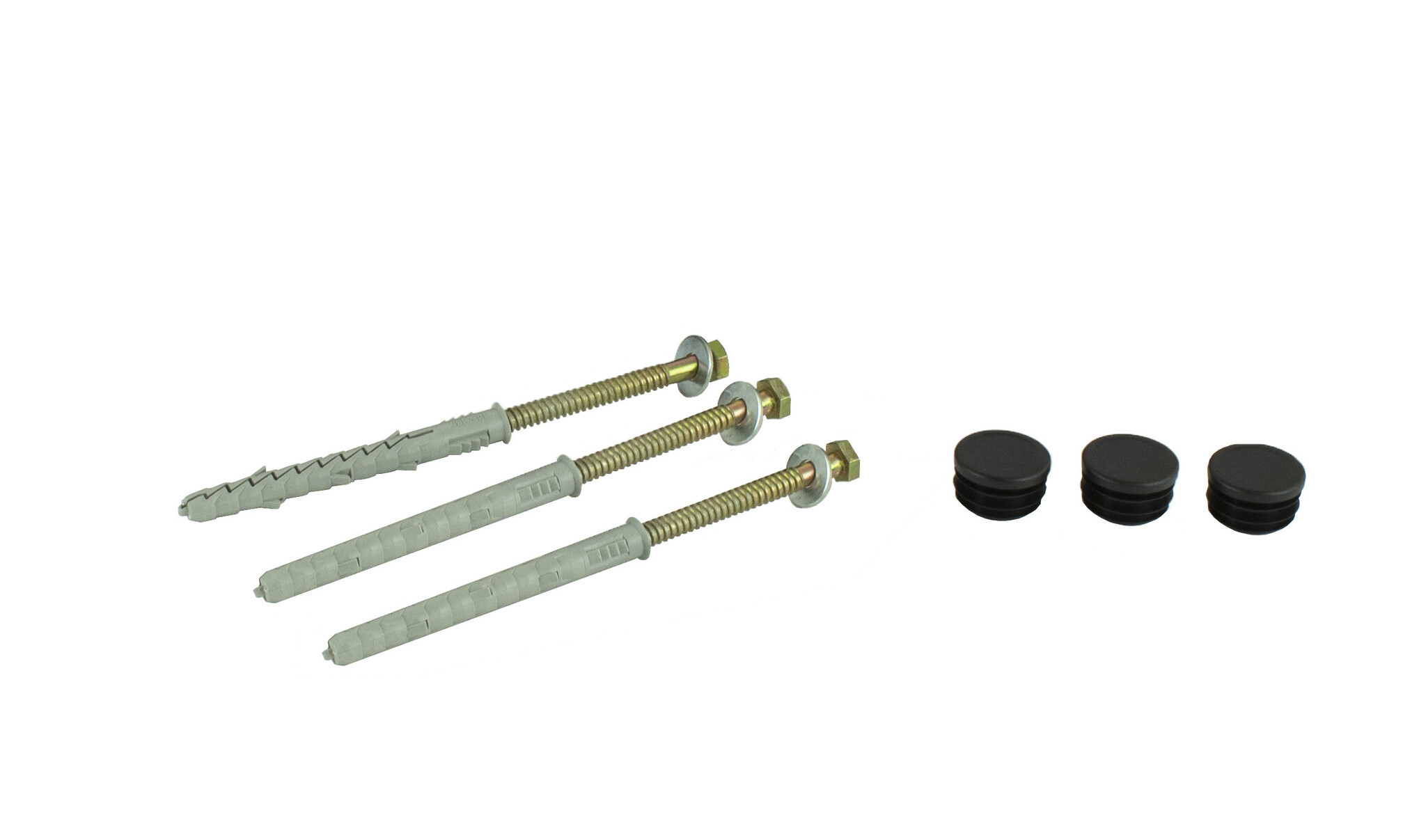 Park-aid parkeerstop 120 cm - wit/zwart