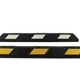 Park-aid parkeerstop 120 cm - wit/zwart