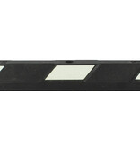 Park-aid parkeerstop 120 cm - wit/zwart