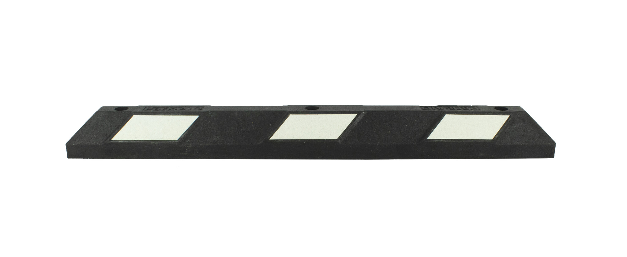 Park-aid parkeerstop 120 cm - wit/zwart