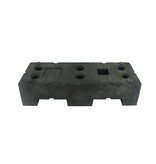 Construction fence base - 22 kg -  (HERAS) in recycled PVC