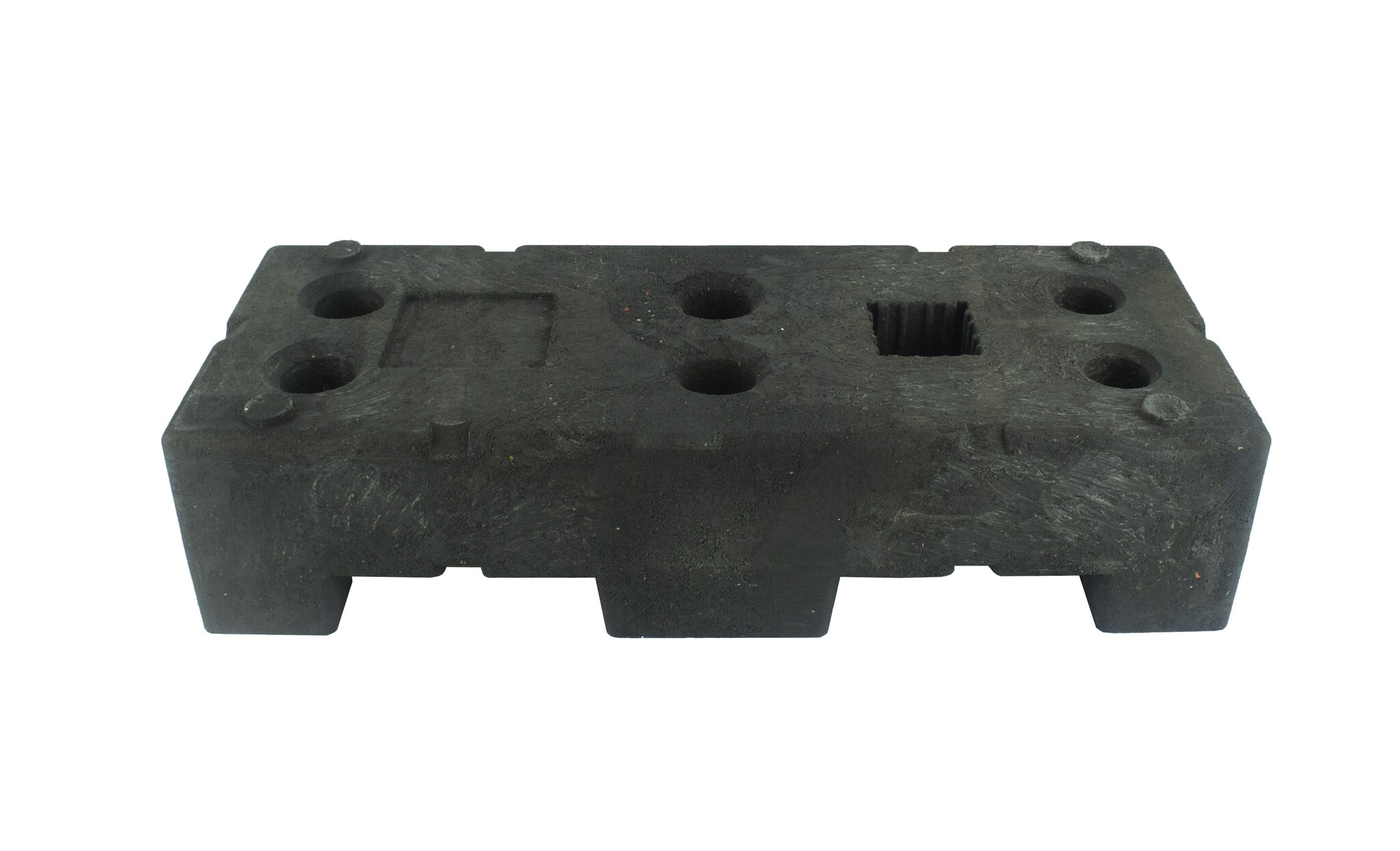 Bouwhekvoet - werfhekvoet - 22 kg - (HERAS) in gerecycleerde PVC