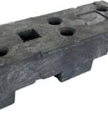 Construction fence base - 22 kg -  (HERAS) in recycled PVC