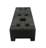 Socle pour clôture de chantier - 22 kg -  (HERAS) en PVC recyclé
