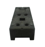 Bouwhekvoet - werfhekvoet - 22 kg - (HERAS) in gerecycleerde PVC