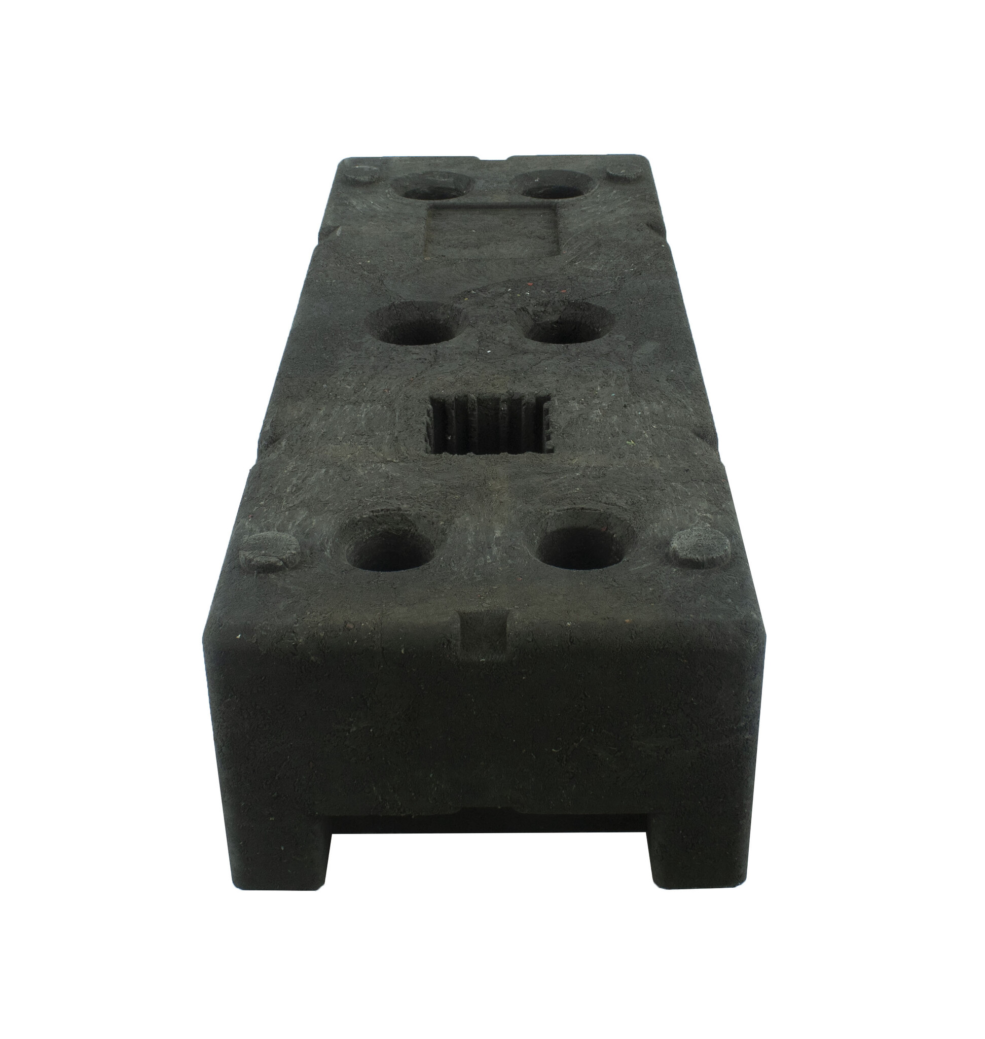 Construction fence base - 22 kg -  (HERAS) in recycled PVC