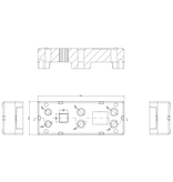 Bouwhekvoet - werfhekvoet - 22 kg - (HERAS) in gerecycleerde PVC