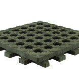 Recycled pvc grid mat - 490 x 490 x 50 mm