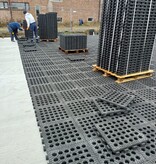 Recycled pvc floor tile - 490 x 490 x 50 mm