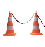 Crochet de chaîne pour cônes de signalisation