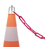 Kunststof ketting op rol  -Ø 6 mm- 25 m zwart-geel