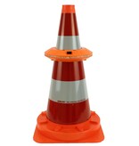 LED cone light 360°  oranje oplaadbaar