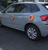 LED cone light 360°  oranje oplaadbaar