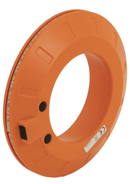 Set de 6 LED cone lights 360° synchronisable orange