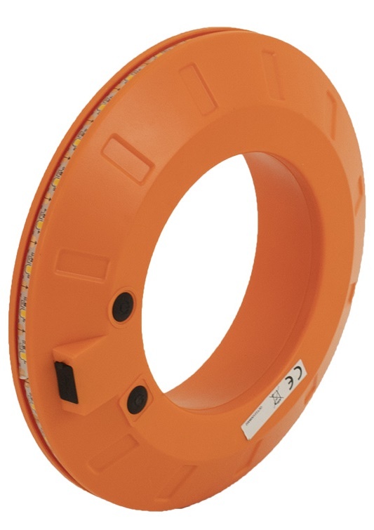 Set van 6 synchroniseerbare LED cone lights 360° oranje