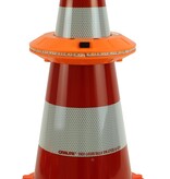 Set de 6 LED cone lights 360° synchronisable bleu