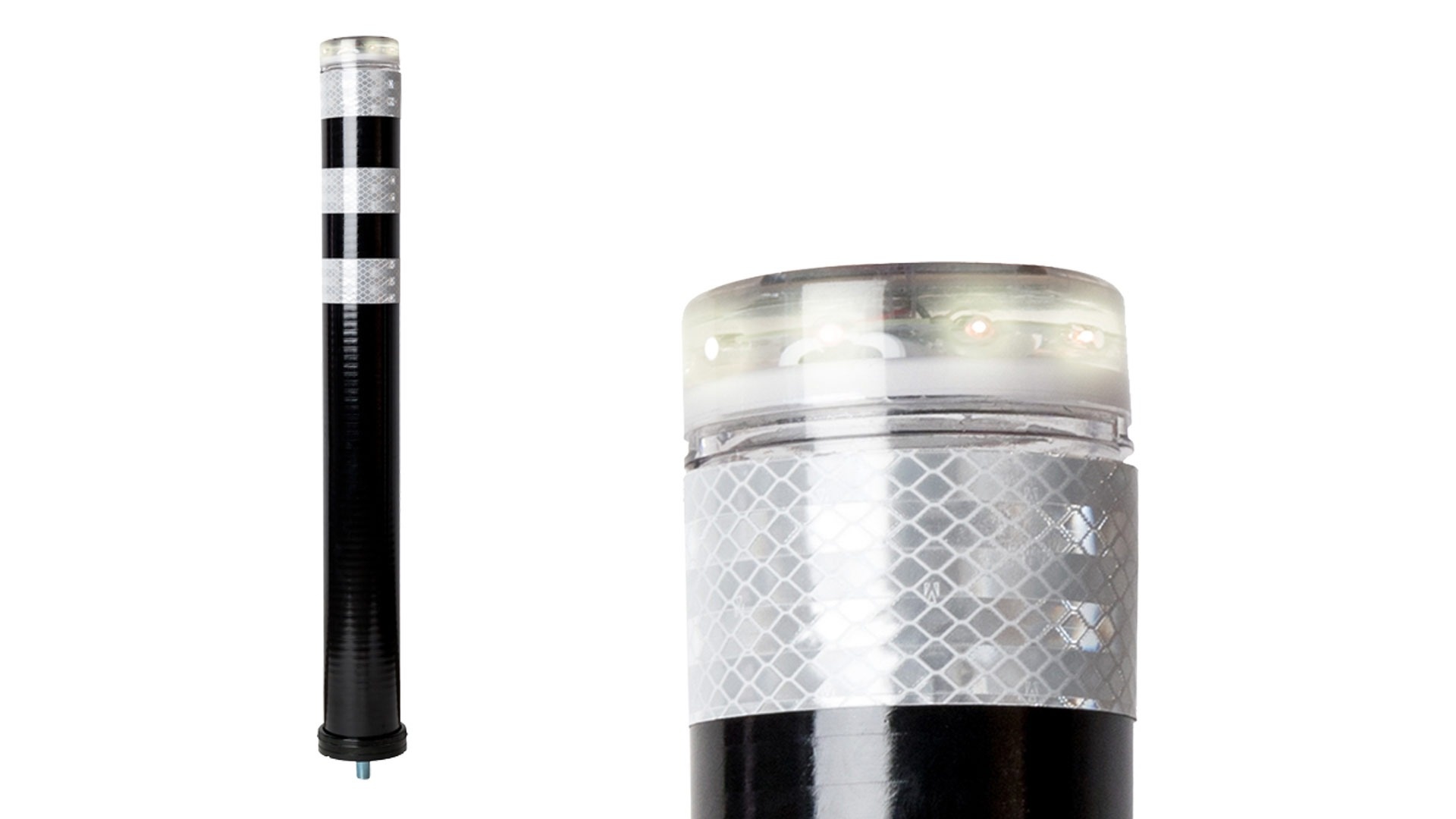 Balise auto relevable Smartflex "V 2.0" noir