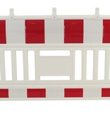 Barrière de chantier Euro Barrier - blanc-rouge - 1100 x 2100 mm