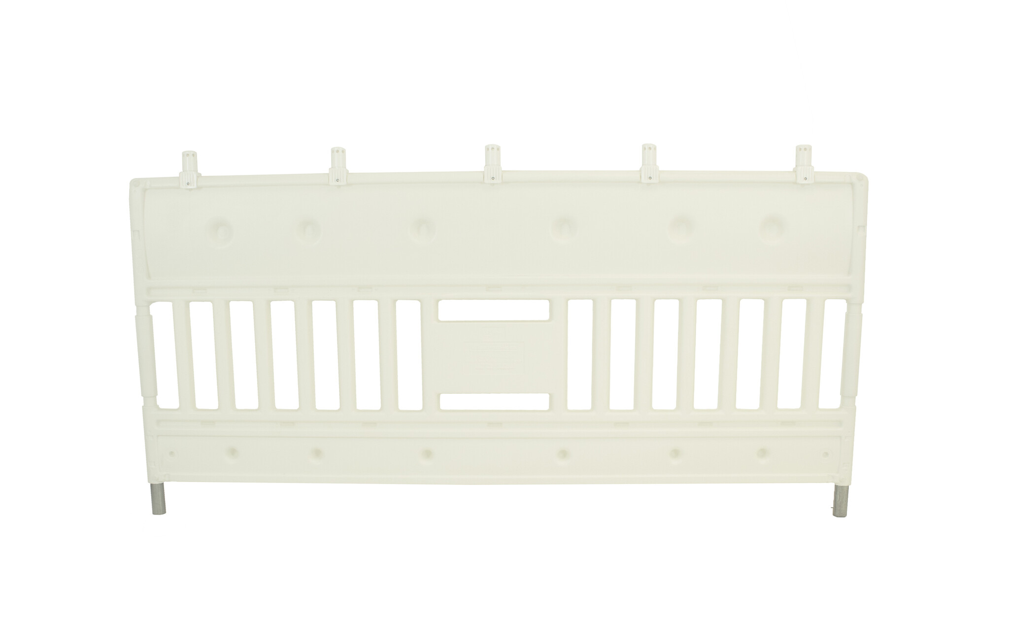 Werfhek Euro Barrier - wit-rood - 1100 x 2100 mm